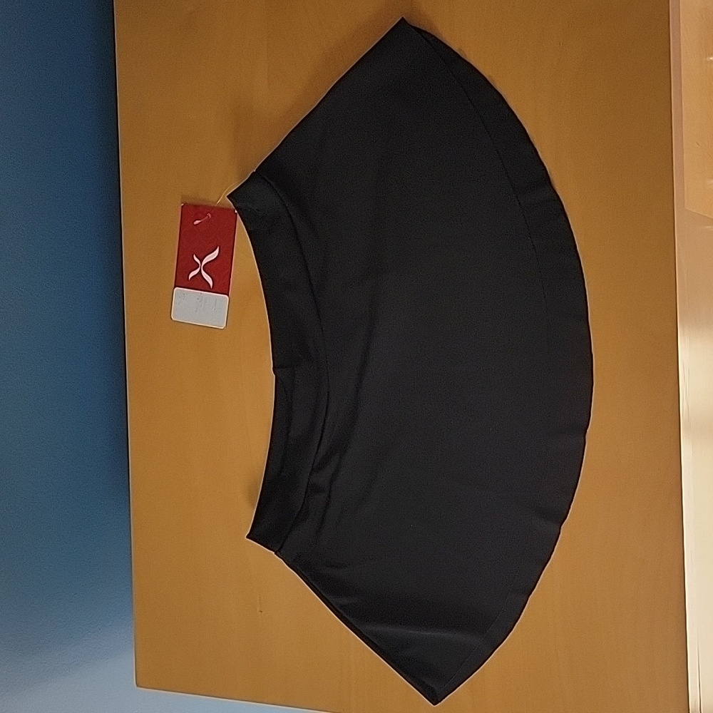 NWT Capezio Black Curved Ballet Skirt
